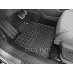 CAR RUBBER FLOOR MATS BLACK VW ID.4 (2021-…) RIGUM