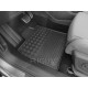 CAR RUBBER FLOOR MATS BLACK AUDI Q4 E-TRON (2021-…) RIGUM 