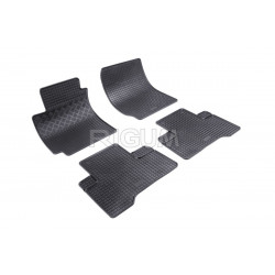 CAR RUBBER FLOOR MATS BLACK SUZUKI GRAND VITARA (2005-...) RIGUM