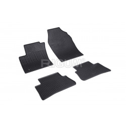 CAR RUBBER FLOOR MATS BLACK TOYOTA C-HR (2016-...)  RIGUM