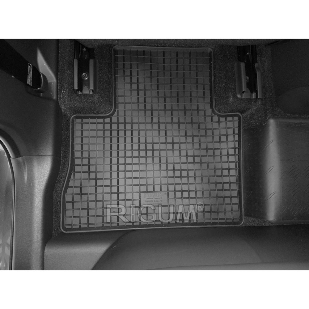 CAR RUBBER FLOOR MATS BLACK SUZUKI ACROSS (2021-...) RIGUM