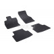 CAR RUBBER FLOOR MATS BLACK VOLKSWAGEN PASSAT B8 (2014-...) RIGUM