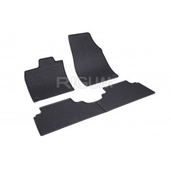 CAR RUBBER FLOOR MATS BLACK VW ID.3 (2020-…) RIGUM 