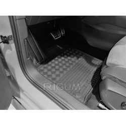 CAR RUBBER FLOOR MATS BLACK CUPRA BORN (2022-…) RIGUM 