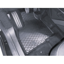 CAR RUBBER FLOOR MATS BLACK DACIA BIGSTER MHEV (2025-...) RIGUM