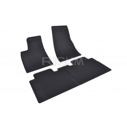 Car rubber mats TESLA MODEL X (5S.)(2015-…) RIGUM