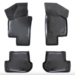 KUMIMATTOSARJA MUSTA 3D VW BEETLE (2011-2018) RIZLINE