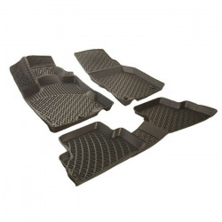 CAR RUBBER FLOOR MATS BLACK 3D  KIA CEED I (2007-2012) RIZLINE