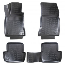 CAR RUBBER FLOOR MATS BLACK 3D MERCEDES B-class W247 (2018-...) RIZLINE