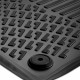 CAR RUBBER FLOOR MATS BLACK 3D Mercedes E-Class W210 (1995-2002) RIZLINE