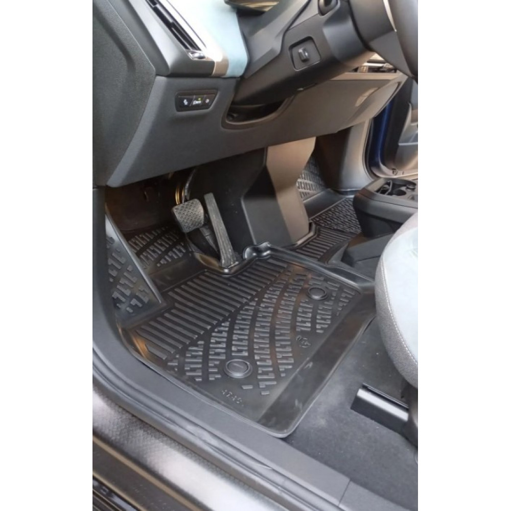 KUMIMATTOSARJA MUSTA 3D BMW iX (2021-...) RIZLINE