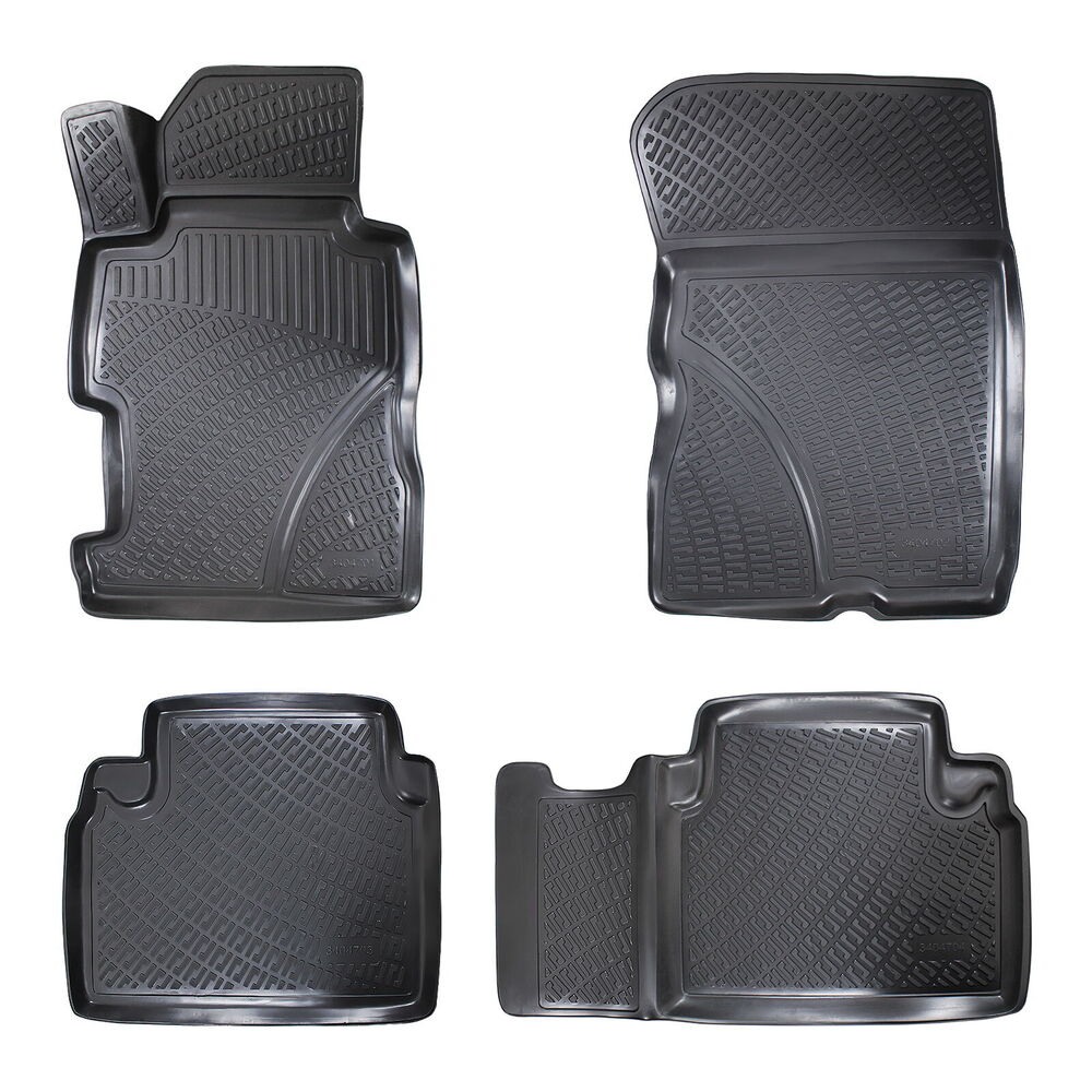 AUTO PAKLĀJI GUMIJAS MELNIE 3D HONDA CIVIC Sedan (2006-2012) RIZLINE