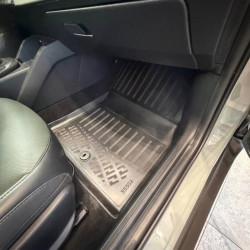 CAR RUBBER FLOOR MATS BLACK 3D KIA K4 (2025-...) RIZLINE