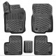CAR RUBBER FLOOR MATS BLACK 3D MB ML-Class W166 (2012-2015) RIZLINE