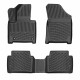 CAR RUBBER FLOOR MATS BLACK 3D HYUNDAI SANTA FE V (MX5) Hybrid (2024-...) RIZLINE