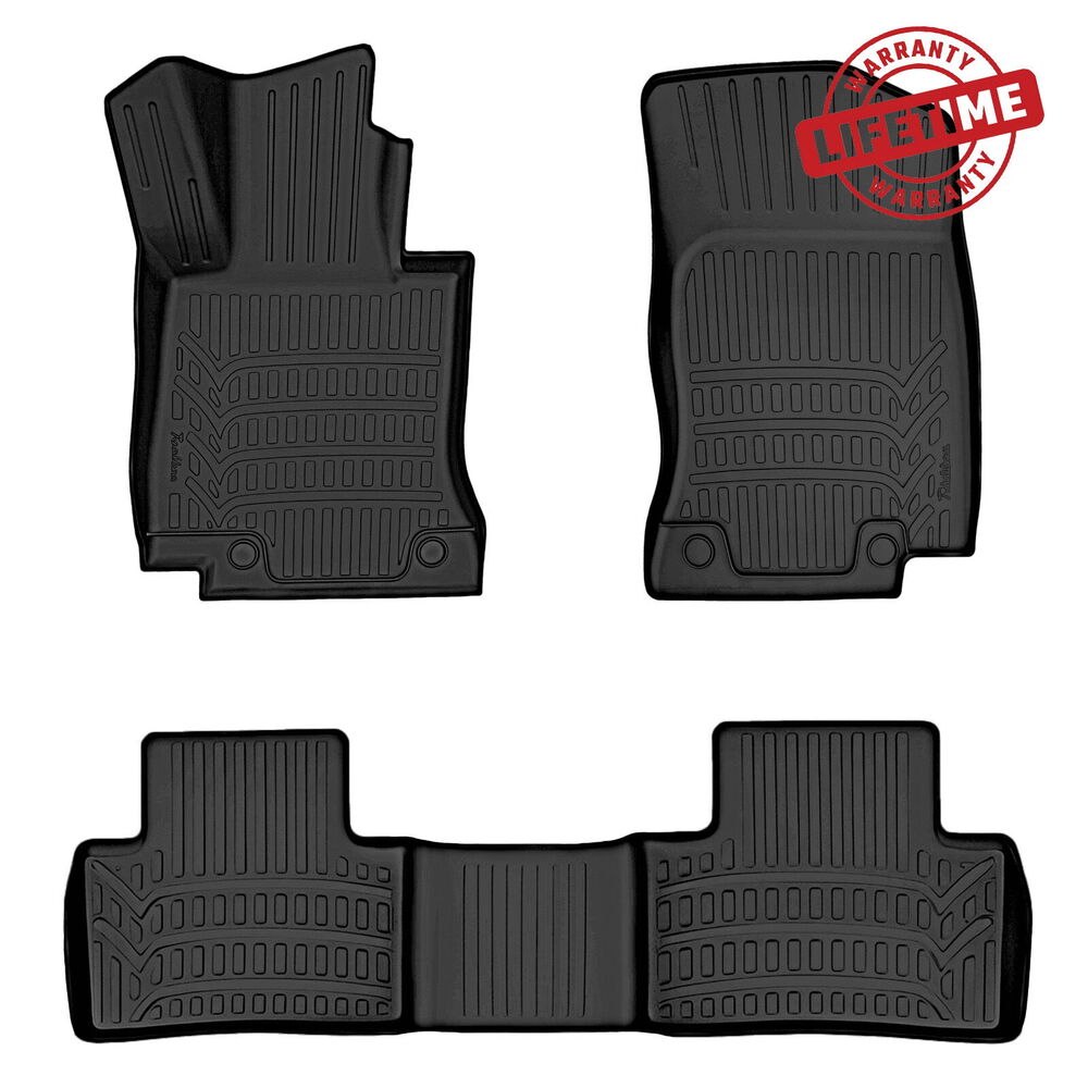 АВТОКОВРИКИ РЕЗИНОВЫЕ ЧЕРНЫЕ 3D MB C-Class W206 (2021-...) RIZLINE PREMIUM