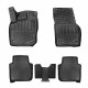 CAR RUBBER FLOOR MATS BLACK 3D SKODA KODIAQ II (2024-...) RIZLINE