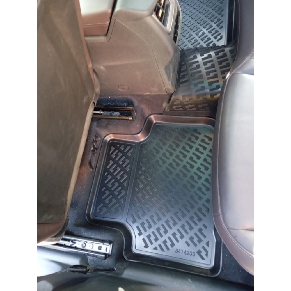 KUMIMATTOSARJA MUSTA 3D CUPRA TERRAMAR (2024-...) RIZLINE