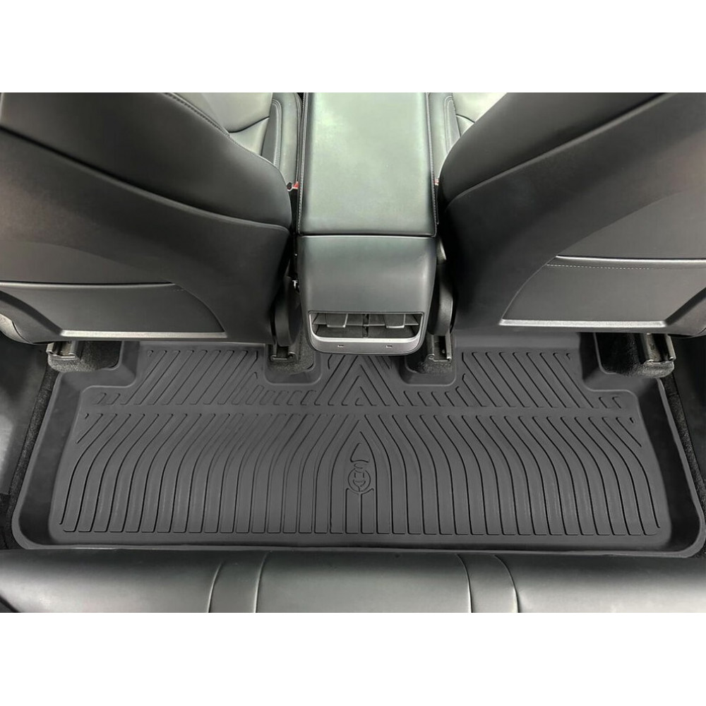 KUMIMATTOSARJA MUSTA 3D TESLA Model Y (2020-2024) RIZLINE PREMIUM