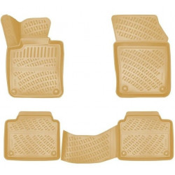 KUMIMATTOSARJA BEIGE 3D VOLVO V90 (2016-...) RIZLINE