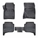 CAR RUBBER FLOOR MATS BLACK 3D VW TOUAREG II (2010-2018) RIZLINE CAR RUBBER FLOOR MATS BLACK 3D VW TOUAREG II (2010-2018) RIZLINE