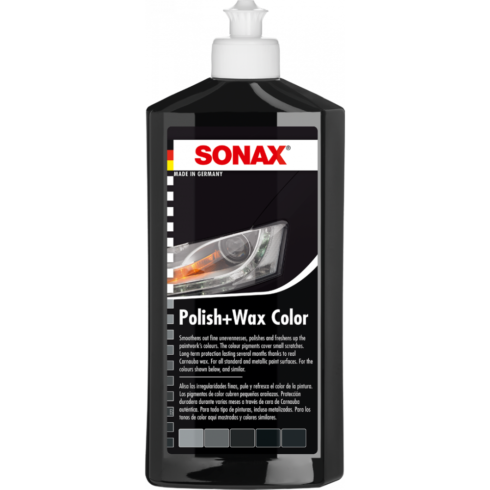 SONAX Polish & Wax NanoPro Black 250ml 296141 SONAX Polish & Wax NanoPro Black 250ml 296141