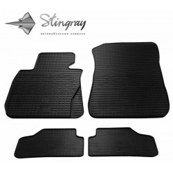 CAR RUBBER FLOOR MATS BLACK BMW X1 (E84) (2009-2015) STINGRAY