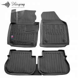 АВТОКОВРИКИ РЕЗИНОВЫЕ ЧЕРНЫЕ VOLKSWAGEN Caddy (5s.)(2004-2020) 3D STINGRAY