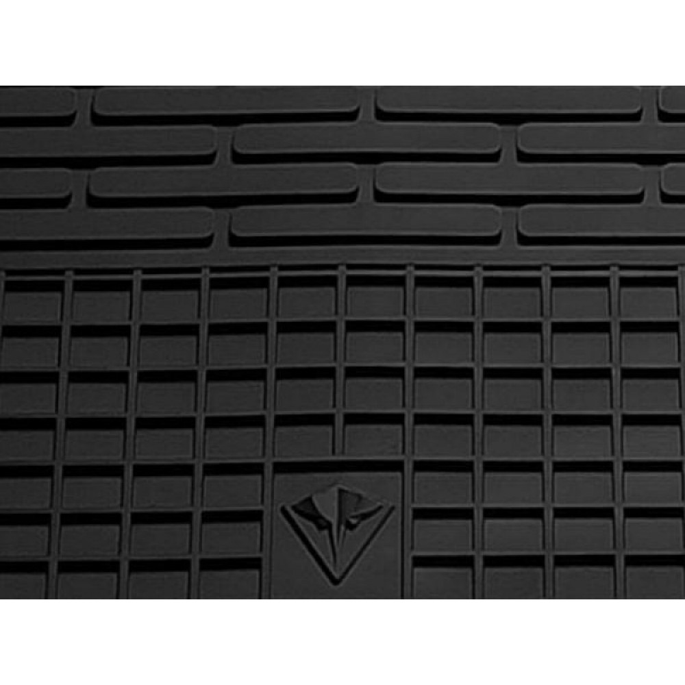 CAR RUBBER FLOOR MATS BLACK JEEP WRANGLER (5 d.) (2018-...) STINGRAY