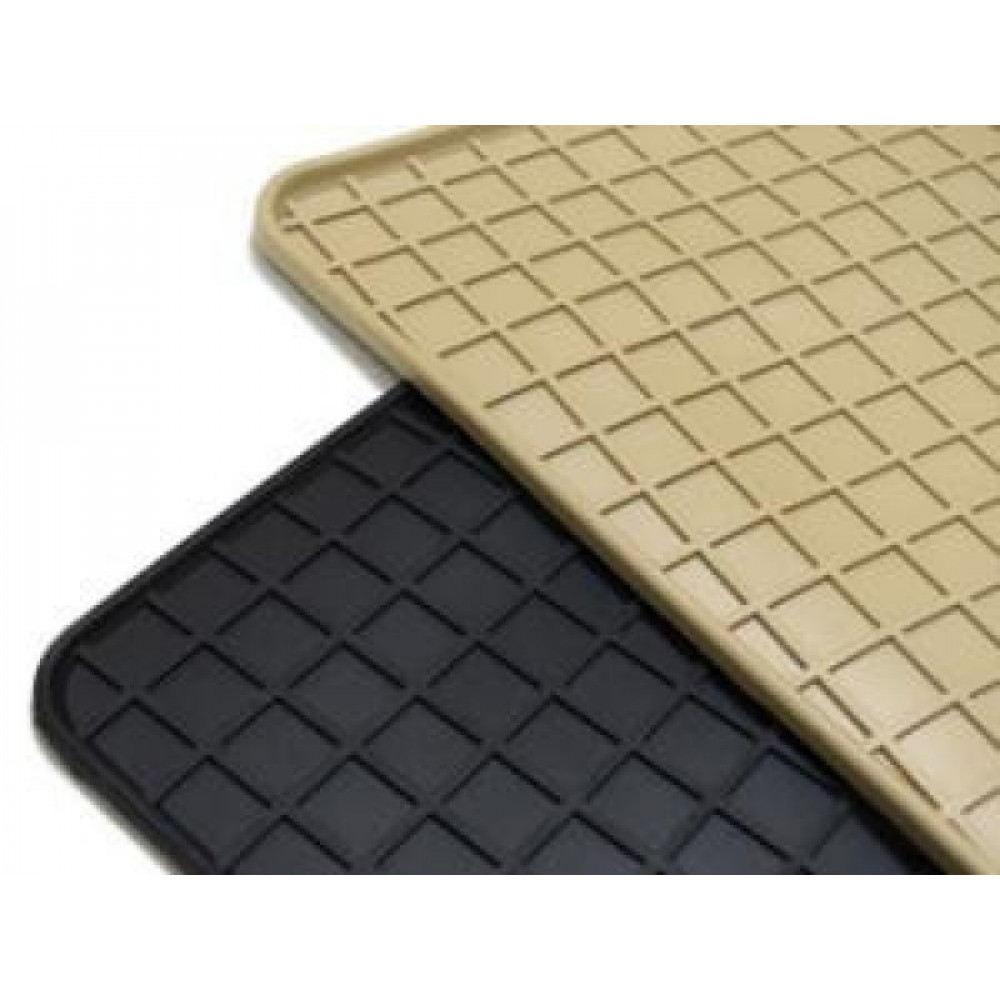 CAR RUBBER FLOOR MATS BLACK BMW X7 (G07) (6s.) (2018-..) STINGRAY