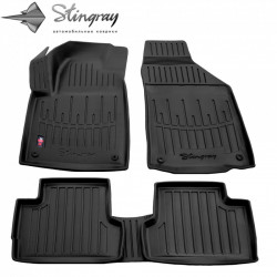 AUTO PAKLĀJI GUMIJAS MELNIE  JEEP CHEROKEE (KL) (2013-...) 3D STINGRAY