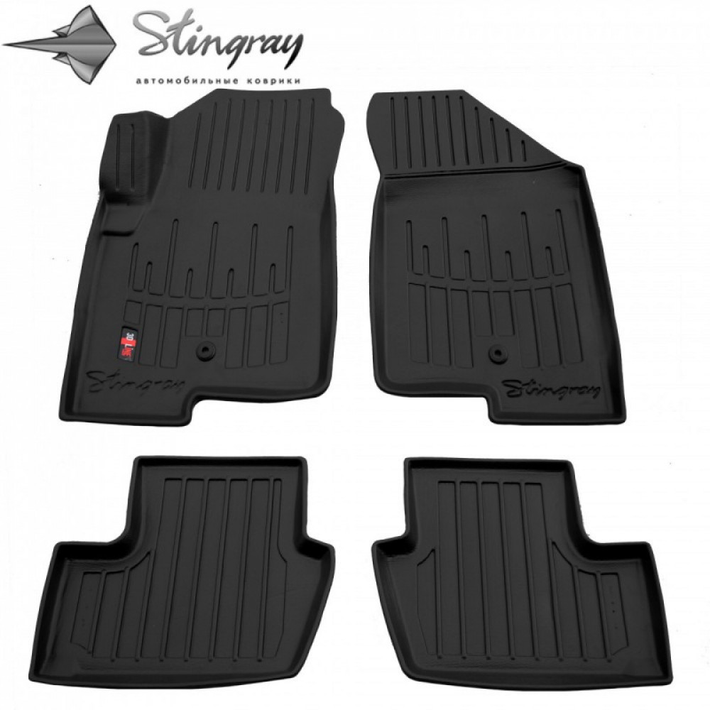 GUMINIAI KILIMELIAI JUODI JEEP COMPASS І (2006-2016) 3D STINGRAY