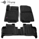 CAR RUBBER FLOOR MATS BLACK MB GLE-class (2015-2018) 3D STINGRAY