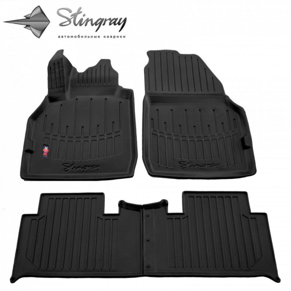 AUTO PAKLĀJI GUMIJAS MELNIE RENAULT SCENIC II (2003-2009) 3D STINGRAY