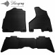 CAR RUBBER FLOOR MATS BLACK DODGE RAM 1500 (Crew cab) (2009-2018) STINGRAY