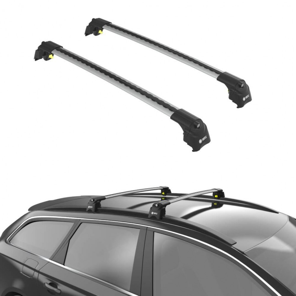 Auto jumta bagāžnieks TURTLE AIR2 AUDI A4 Avant B9 ar integrētiem reliņiem (2016-...) Auto jumta bagāžnieks TURTLE AIR2 AUDI A4 Avant B9 ar integrētiem reliņiem (2016-...)