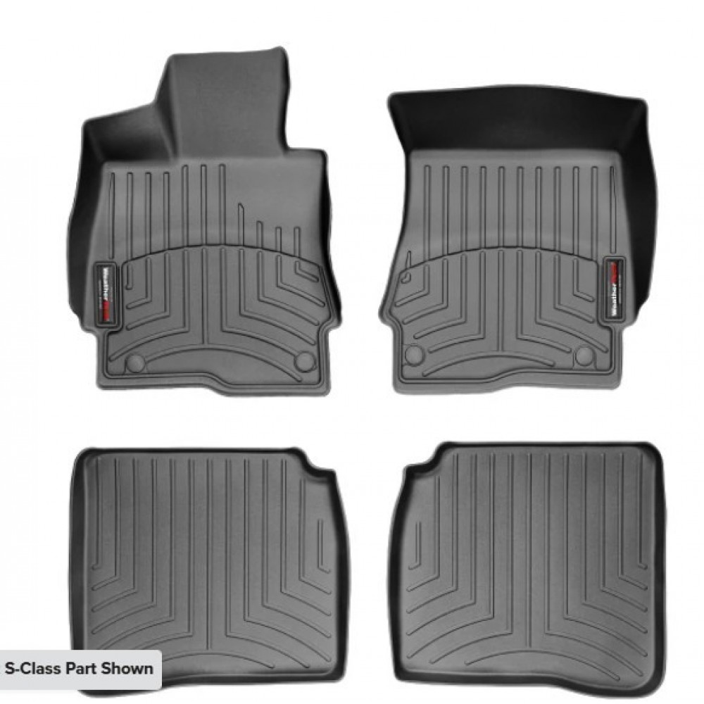 Guminiai kilimėliai juodi WEATHERTECH MB S-class W221 Long (2006-2013) FLOORLINER