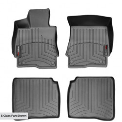 Guminiai kilimėliai juodi WEATHERTECH MB S-class W221 Long (2006-2013) FLOORLINER