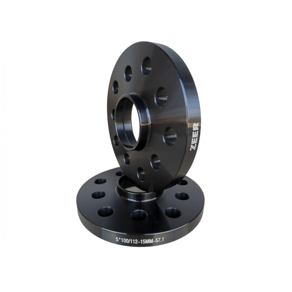 Wheel spacer black 15mm 5x112 66.6/66.6 (1 pcs.) ZEER