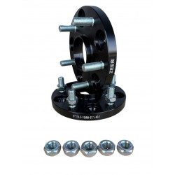 Ratta vaheklots (adapter) must 15mm 5x114.3 67.1/60.1 M12x1.5 (1 tk.) ZEER