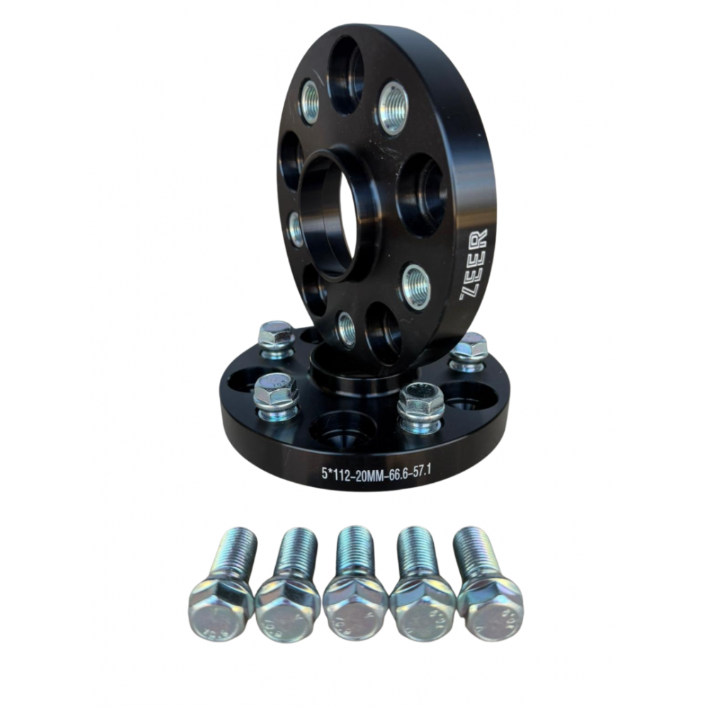 Levikepalat/Spacerit 20mm 5x112 66.6/57.1 M14x1.5 (1 kpl.) ZEER