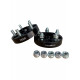 Ratta vaheklots (adapter) must naastudega 25mm 5x100 56.1/56.1 M12x1.25 (1 tk.) ZEER