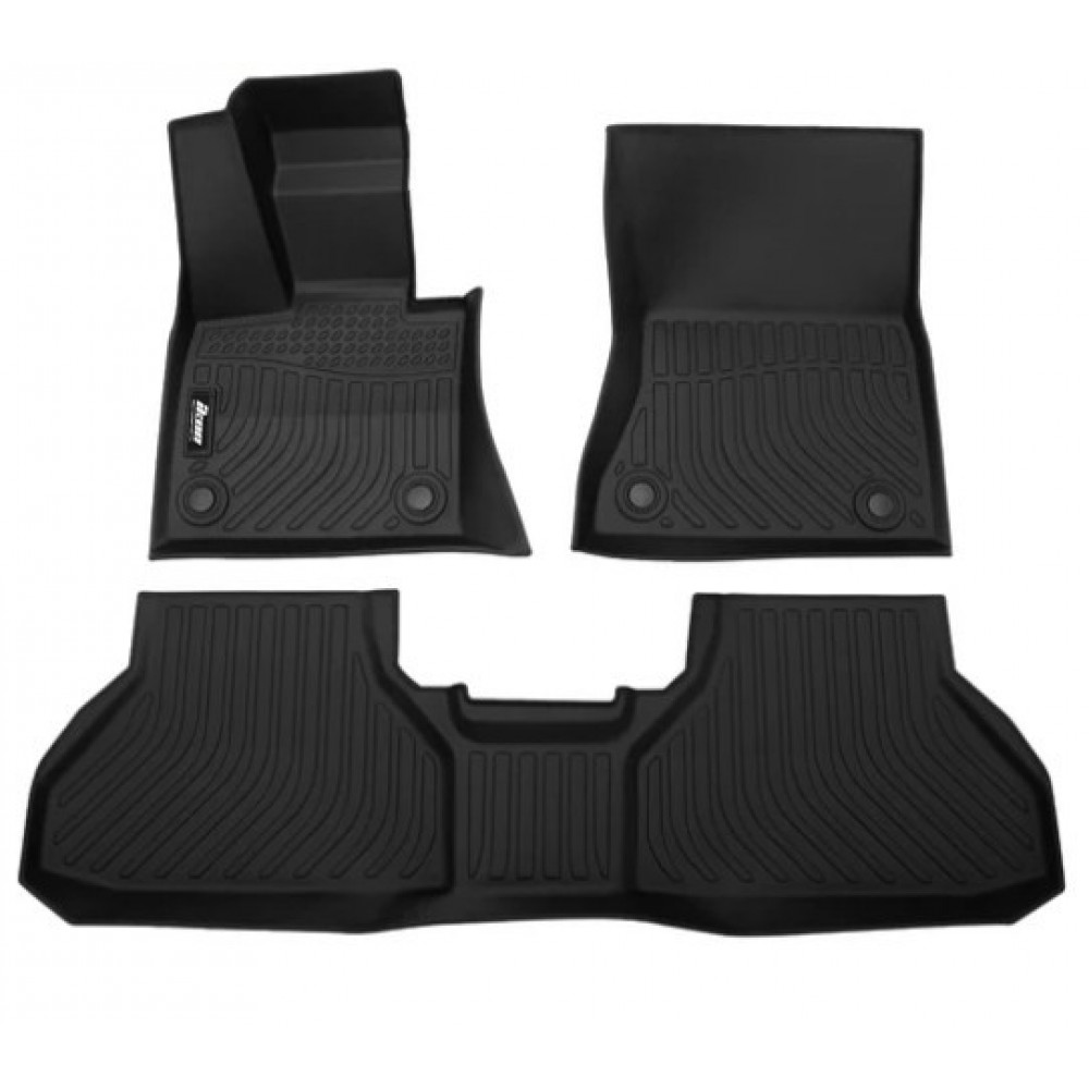 Kumimattosarja musta BMW X5 E70/ X6 E71 (2007-2014) ZEER FLOOR LINER