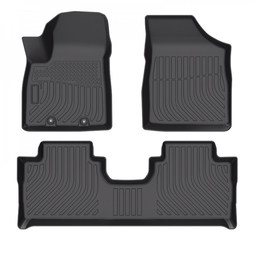 Kumimattosarja musta FORTHING T5 EVO (2021-2026) ZEER FLOOR LINER