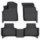 Auto kummimatid mustad AUDI Q8 (2018-2025) ZEER FLOOR LINER