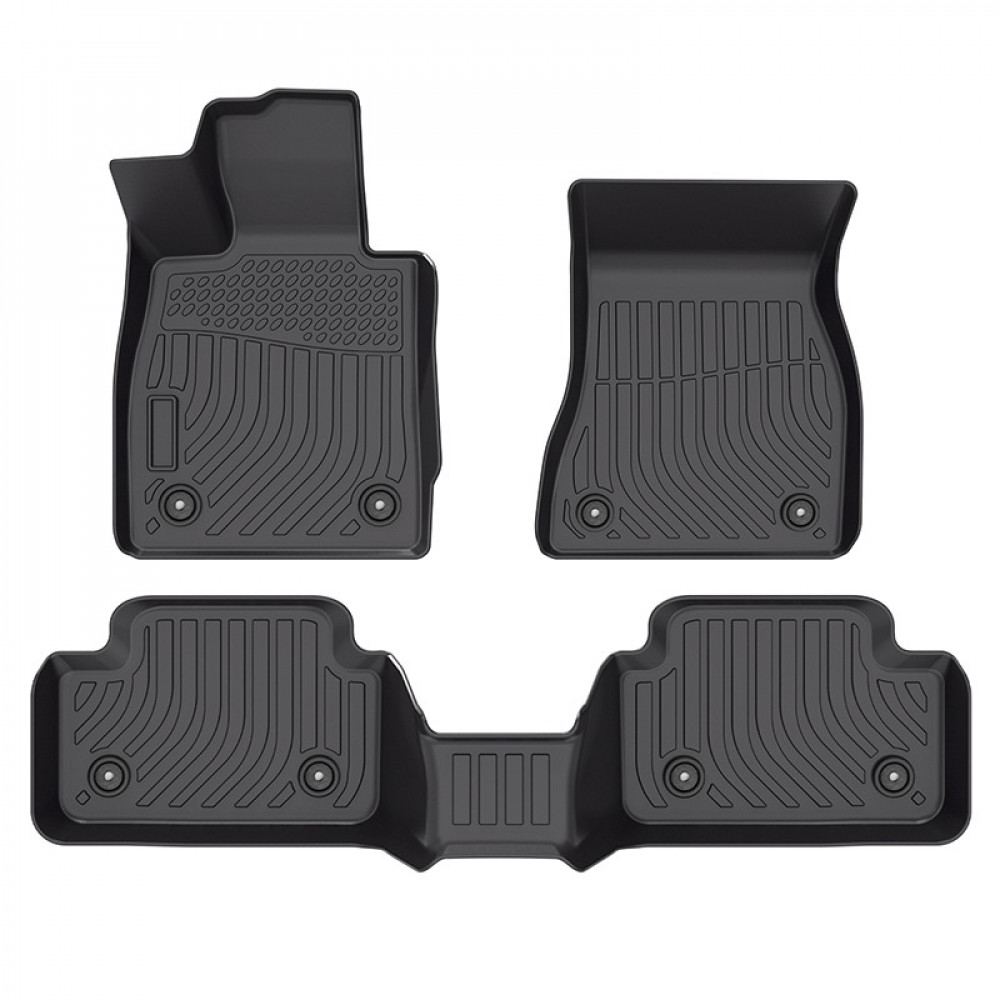 Kumimattosarja musta BMW 5 Serie G60/G61 (2024-...) ZEER FLOOR LINER