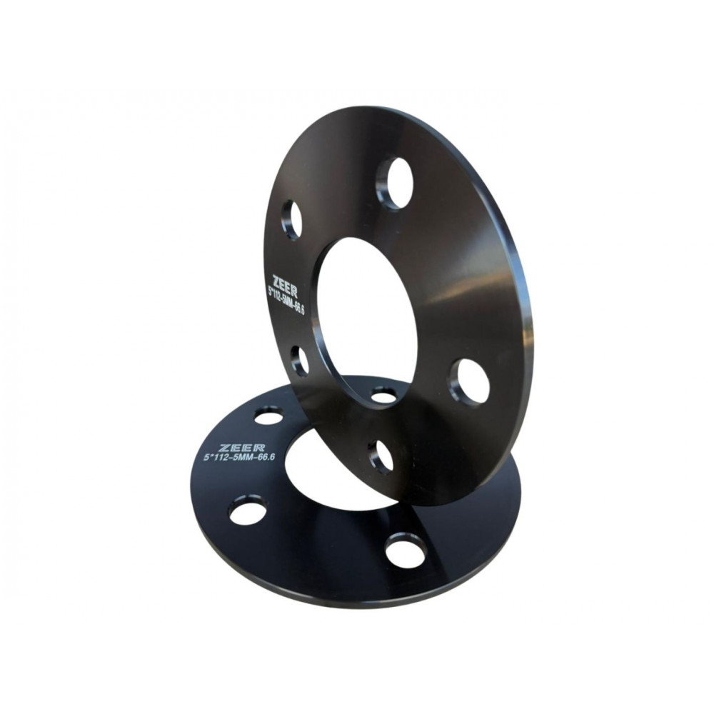 Фланец для дисков черный 5mm 5x112 66.6/66.6 (1 шт.) ZEER Фланец для дисков черный 5mm 5x112 66.6/66.6 (1 шт.) ZEER
