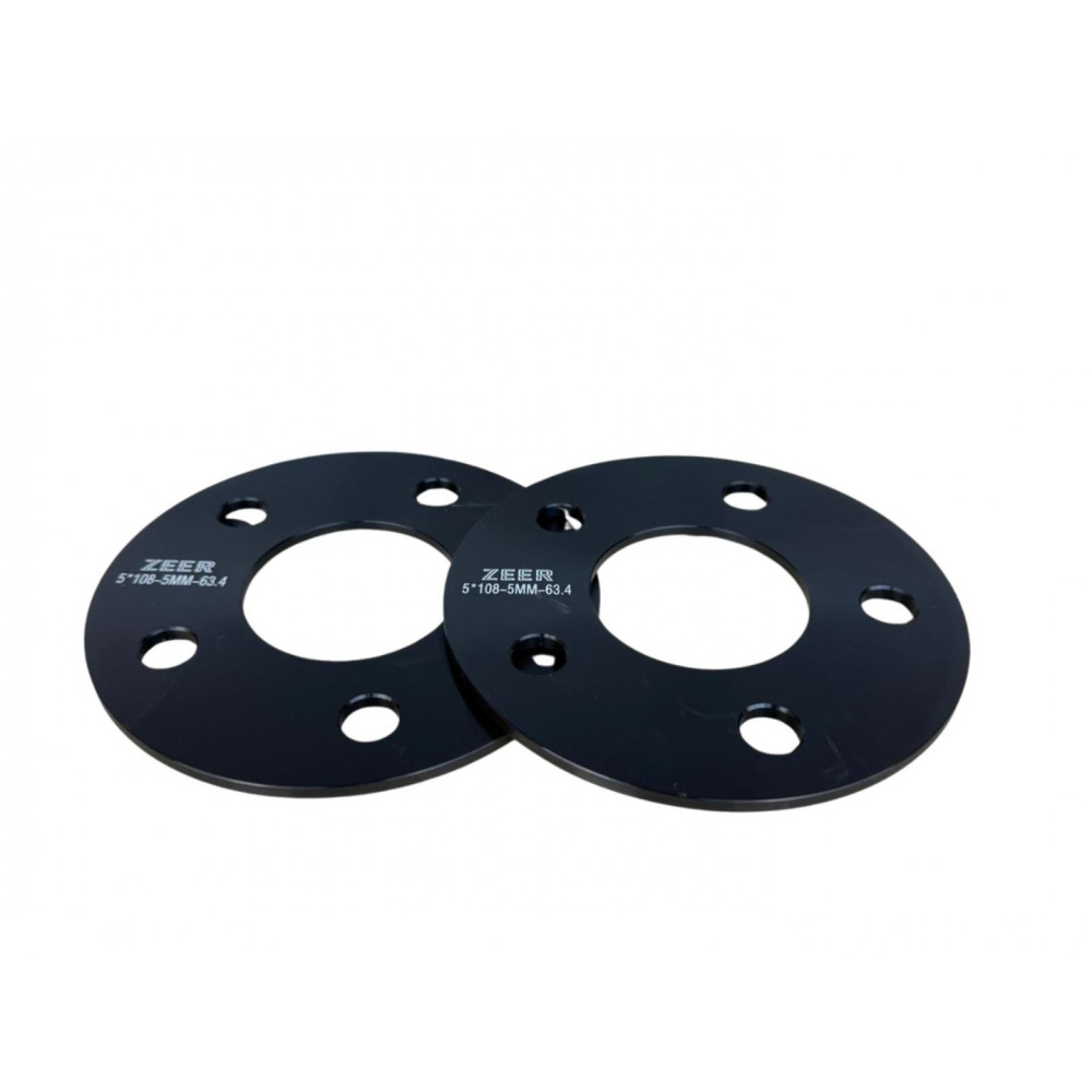 Levikepalat/Spacerit 5mm 5x108 63.4/63.4 (1 kpl.) ZEER