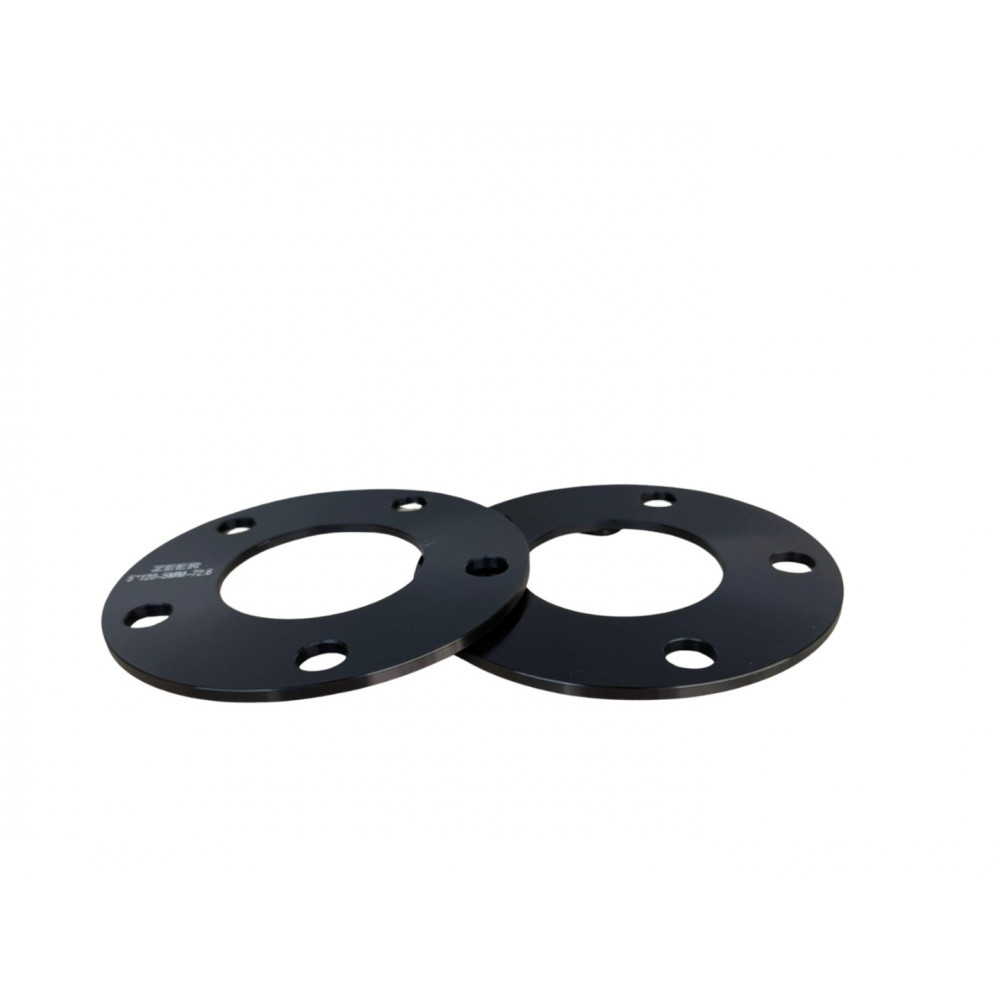 Фланец для дисков черный 5mm 5x120 72.6/72.6 (1 шт.) ZEER Фланец для дисков черный 5mm 5x120 72.6/72.6 (1 шт.) ZEER