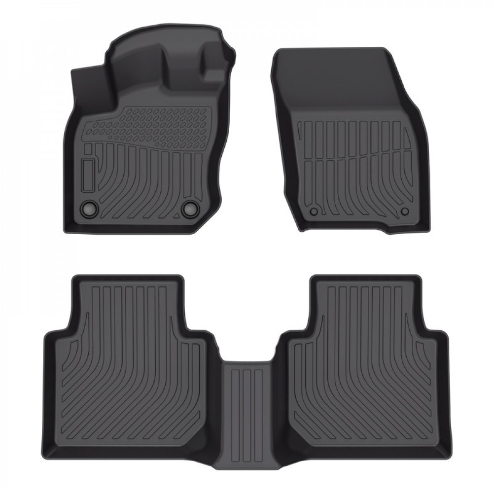 Kumimattosarja musta VW TAYRON (2025-...) ZEER FLOOR LINER
